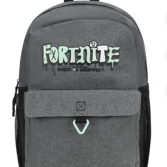 Fortnite Unisex The Ramp 18" Laptop Backpack, Gray - Picture 2 of 10